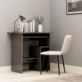 Desk High Gloss Grey 80x45x74 cm Engineered Wood vidaXL