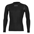 Mitre Neutron Base Layer Black Compression LS Top Size SY 5-7y Kids Sportswear