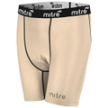Mitre Neutron Compression Shorts Size XS Men Sports Activewear/Gym Tights Beige