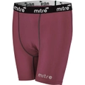 Mitre Neutron Compression Shorts Size SY 5-7y Kids Unisex Sports Tights Maroon