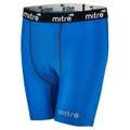Mitre Neutron Compression Shorts Size LY 10-12y Kids Unisex Sports Tights Royal