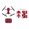 Sunnylife Protective PVC Stickers Skin for Mavic Air 2 (Red Grain)