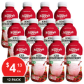 NIPPY'S 500ML BOTTLES ICED STRAWBERRY FLAVOURED MILK 12 PACK