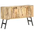 Sideboard 118x30x75 cm Solid Mango Wood vidaXL