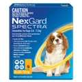 Nexgard Spectra Dogs Chewables Tick & Flea Treatment 3.6-7.5kg - 2 Sizes