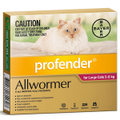 Profender Cat Allwormer Broad Spectrum Control 5-8kg - 2 Sizes
