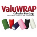 Valuwrap Cohesive Bandage Conforming Adhesive - 5 Colours