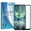 [2 Pack] Full Coverage Nokia 5.3 Tempered Glass Crystal Clear Premium 9H HD Screen Protector by MEZON (Nokia 5.3, 9H Full)
