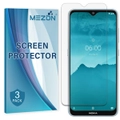 [3 Pack] Nokia 6.2 Anti-Glare Matte Screen Protector Film by MEZON – Case Friendly, Shock Absorption (Nokia 6.2, Matte)