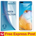 [3 Pack] HUAWEI P40 Premium Clear Edge-to-Edge Full Coverage Screen Protector Film by MEZON – Fingerprint Sensor Compatible (P40, Clear) – FREE EXPRESS