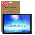 [3 Pack] Microsoft Surface Pro 7 (12.3") Ultra Clear Film Screen Protector by MEZON – Case and Surface Pen Friendly, Shock Absorption
