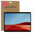 [3 Pack] Microsoft Surface Pro X (13") Anti-Glare Matte Film Screen Protector by MEZON – Case and Surface Pen Friendly, Shock Absorption