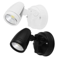 Chopper Outdoor LED Wall Light 1Lt CCT 15w in White or Black