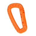 12Pcs Small Caribeaner Keychain Clip Spring Link D Shape Carabiner Fast Hang Buckle Climbing Hook Key Chain Orange