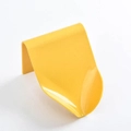 Bathroom Shower Storage Tray Soap Holder Free Punching Drain Plastic Box Tray Wall Shelf Baskets Yellow