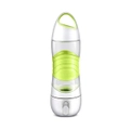 Portable Usb Air Humidifier Spray 400Ml Water Bottles Outdoor Sports Spray Bottle With Light Green
