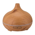 Indoor 500Ml Wood Grain Auto Power Off Led Light Essential Oil Aroma Diffuser Air Humidifier