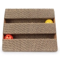 2Pcs Assorted Corrugated Cardboard Cat Scratcher Scratch Board Pad Bed Pet Toys