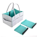 Multifunction Felt Baby Diapers Caddy Nursery Storage Wipes Bags Household Mummy Out Tools