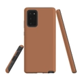 For Samsung Galaxy Note 20 Case, Tough Armor Back Cover, Brown
