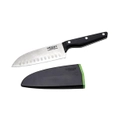 Wiltshire Staysharp New Look 15cm Triple Rivet Santok Knife with Sharpener