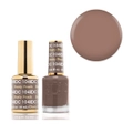 DND 104 Dusty Peach - DC Collection Nail Gel & Lacquer Polish Duo 18ml