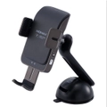 Car Infrared Sensor Mobile Phone Qi Wireless Charging Stand Holder Set(Black)