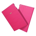 For Ipad 9.7 2018 and 2017 Gebei Pu+Tpu Horizontal Flip Protective Case With Holder and Card Slots(Rose Red)