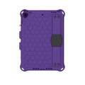 For Ipad Air 2019 10.5 Eva + Pc Four Corner Anti Falling Flat Protective Shell With Straps(Purple+Black)