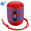 Tg129 Wireless Music Speaker Hands-Free With Mic Support Tf Card Fm(Red)