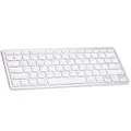 Bk3001 Ultra-Thin Bluetooth 3.0 Abs Keyboard For Ipad Air 2 / Ipad Air / Ipad 6 / Ipad 5 / Ipad Mini 1 / 2 / 3 / Ipad (Ipad 3) / Ipad Iphone 4 and 4S / 3G Sony Ps3 Smart Phones(White)
