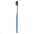 30PCS Durable And Portable Blue Soft Wheat Straw Charcoal Toothbrush Comfortable Handle