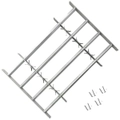 Adjustable Security Grille for Windows with 4 Crossbars 500-650 mm vidaXL