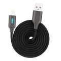 2 Pcs 8 Pin Interface Zinc Alloy Marquee Luminous Intelligent Automatic Power Off Charging Data Cable