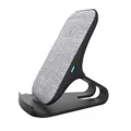 10W Desktop Intelligent Rapid Wireless Charger Holder Abs and Aluminum Alloy and Packing Cloth