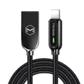 Smart Series Auto Disconnect 8 Pin To Usb Cable Length: 1.8M(Black)