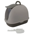 YES4PETS Cat Toilet Litter Box Portable Hooded Tray House with Scoop and Handle