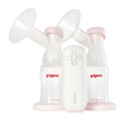 Pigeon Go Mini Portable Electric Double Breast Pump Breastfeeding Suction White