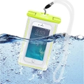 Catzon RH11 1pc Luminous Waterproof Phone Case Underwater Swimming Case Phone Pouch For iPhone Samsung Xiaomi Huawei 5.5"-Green