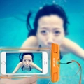 Catzon RH11 1pc Luminous Waterproof Phone Case Underwater Swimming Case Phone Pouch For iPhone Samsung Xiaomi Huawei 5.5"-Orange