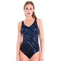 Aqua Perla Womens Luz Printed One piece Swimwear SPF50+