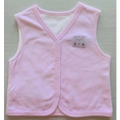 Idilbaby Baby Bunny Pink Reversible Sleeveless Vest