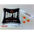 Spinster POOL, SNOOKER Cue Tip 3x NEW orange 12mm Glue on type Grip Tip + CUEGOO, No Chalk Needed