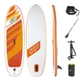 Hydro Force 9ft Inflatable Stand up Surf/Paddle Board w/Pump/Leash/Bag - Orange