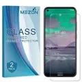 [2 Pack] Nokia 3.4 Tempered Glass Crystal Clear Premium 9H HD Screen Protector by MEZON – Case Friendly, Shock Absorption (Nokia 3.4, 9H)