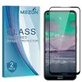[2 Pack] Full Coverage Nokia 3.4 Tempered Glass Crystal Clear Premium 9H HD Screen Protector by MEZON (Nokia 3.4, 9H Full)