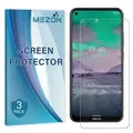 [3 Pack] Nokia 3.4 Anti-Glare Matte Screen Protector Film by MEZON – Case Friendly, Shock Absorption (Nokia 3.4, Matte)