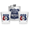 FORD Mustang Set of Two Spirit Glasses and Hip Flask