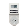 Smart Home Plug-in LCD Display Clock Summer Time Function 12/24 Hours Changeable Timer Switch Socket