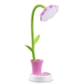 Touch Switch Dimmable Rechargeable Sun Flower Children Learning Desk Lamp with Pen Holder